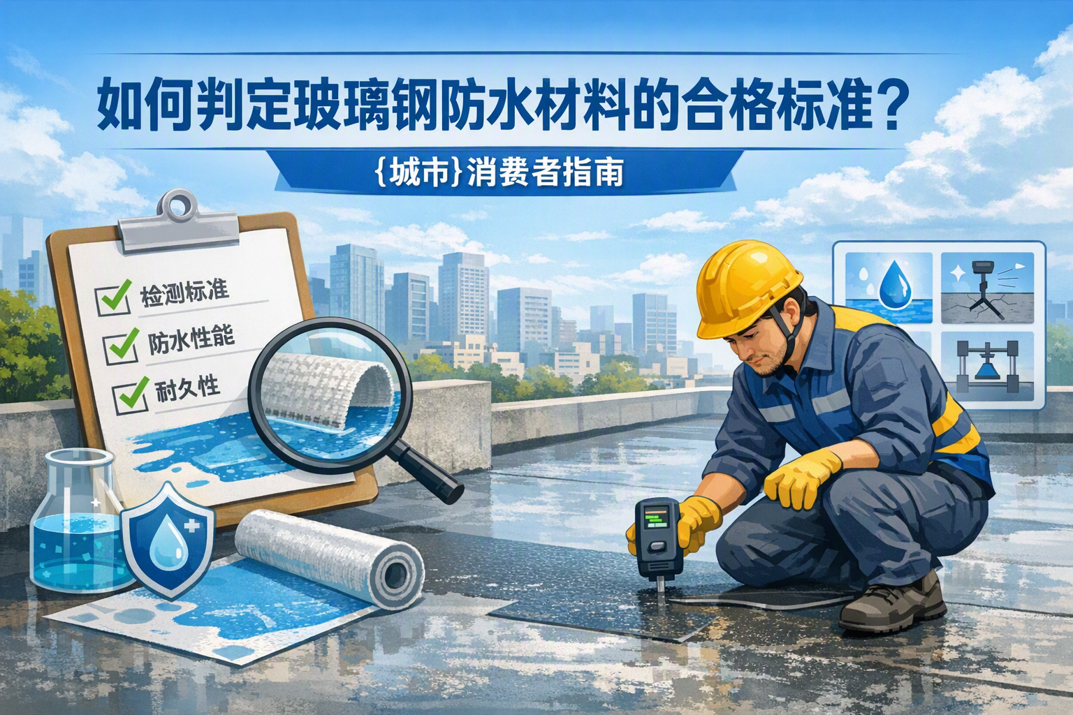 如何判定玻璃钢防水材料的合格标准? 西宁 消费者指南