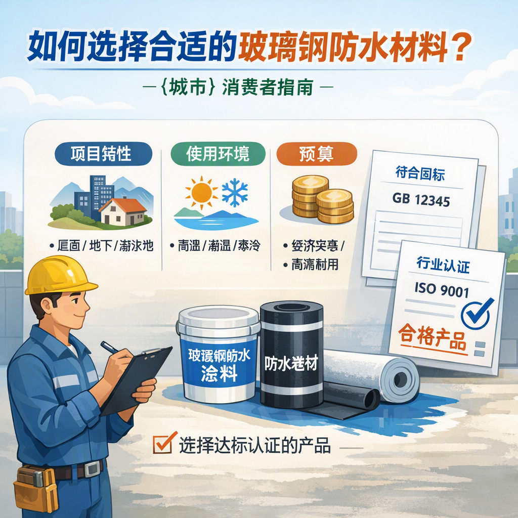 如何判定玻璃钢防水材料的合格标准? 西宁 消费者指南