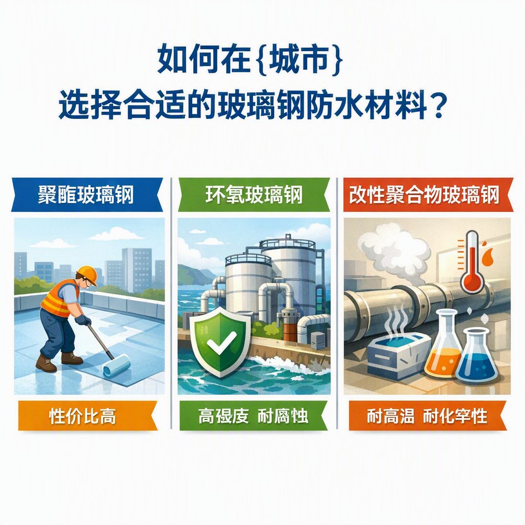 如何在西宁选择合适的玻璃钢防水材料?