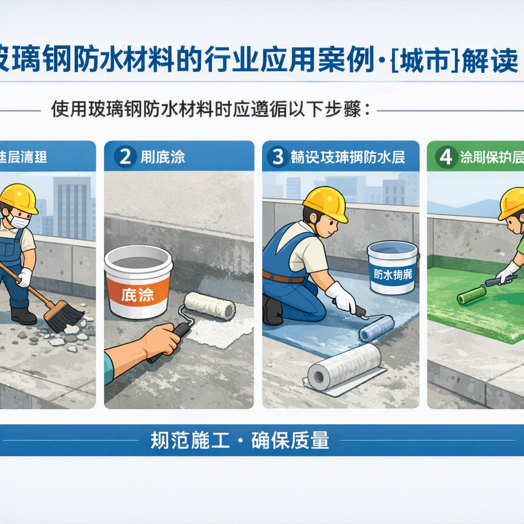 玻璃钢防水材料的行业应用案例,西宁解读