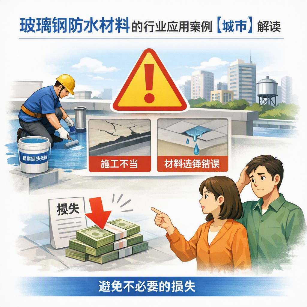 玻璃钢防水材料的行业应用案例,西宁解读