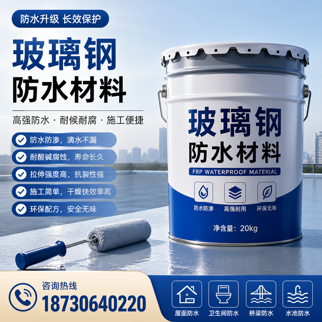 专家解析:玻璃钢防水材料的市场前景分析在 西宁