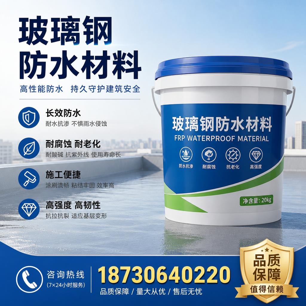 专家解析:玻璃钢防水材料的市场前景分析在 西宁